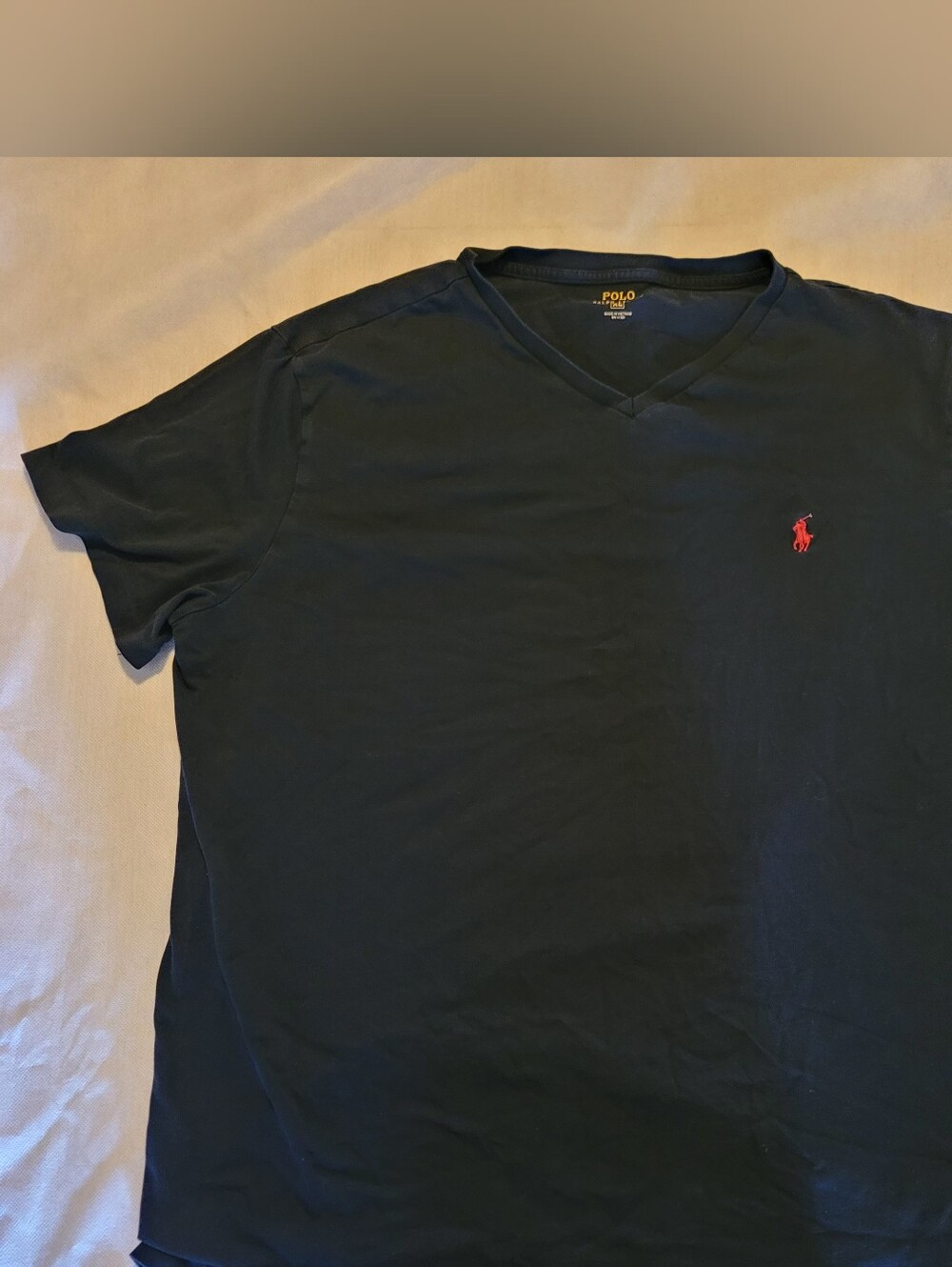Polo by Ralph Lauren Men’s Navy V-Neck Shirt
